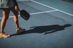 pickleball playing